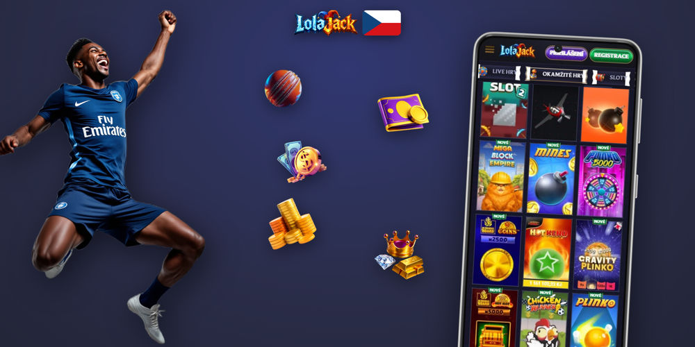 Spokojená komunita hráčů Lolajack Casino před herními obrazovkami