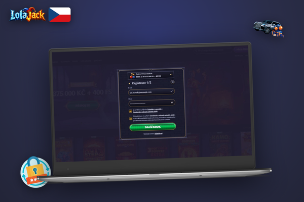 Ověření totožnosti v Lolajack Casino CZ registrace pomocí občanského průkazu