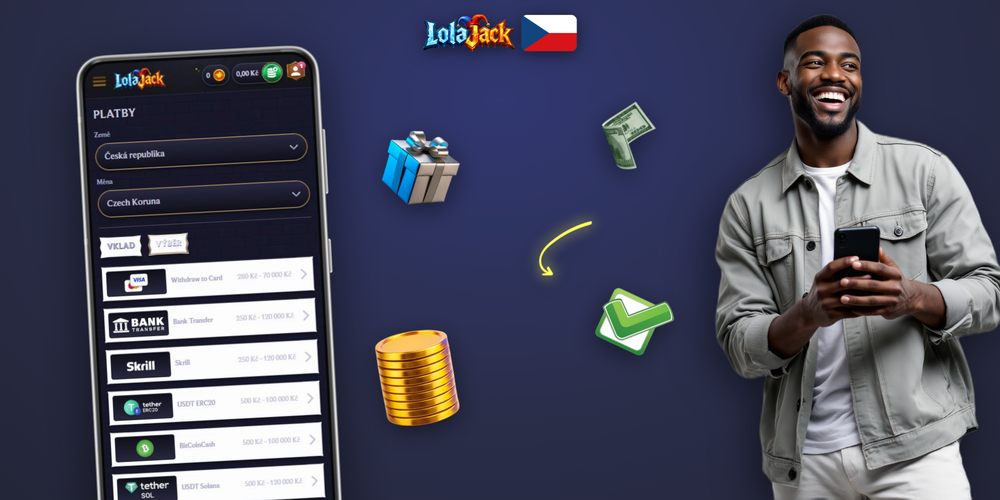 Tři kroky KYC procesu pro schválení výběru výher v Lolajack Casino