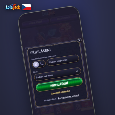 Rychlá registrace Lolajack Casino přes propojení se sociálními sítěmi